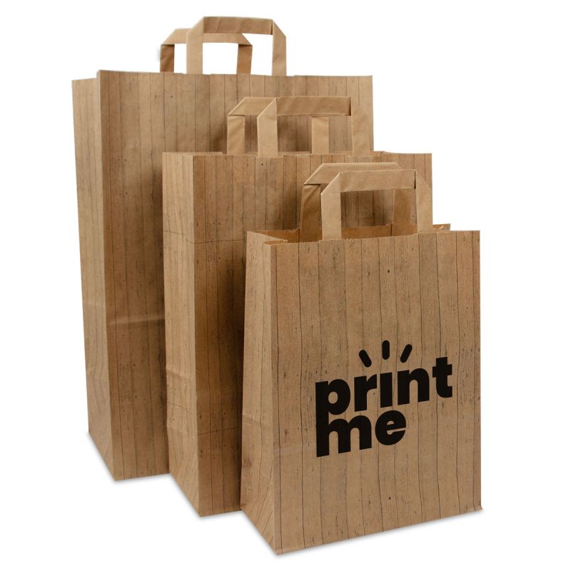 Kraft bags FSC® - Wood structure